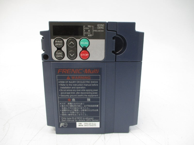 FUJI ELECTRIC FRN1.5E1S-2J 200-240V 9.5A NSMP