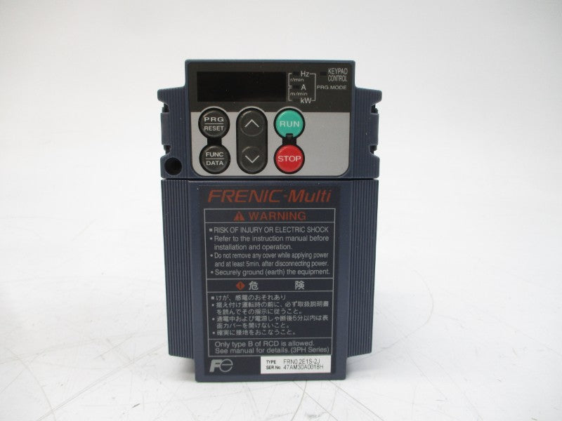 FUJI ELECTRIC FRN0.2E1S-2J 200-240V 1.8A NSMP