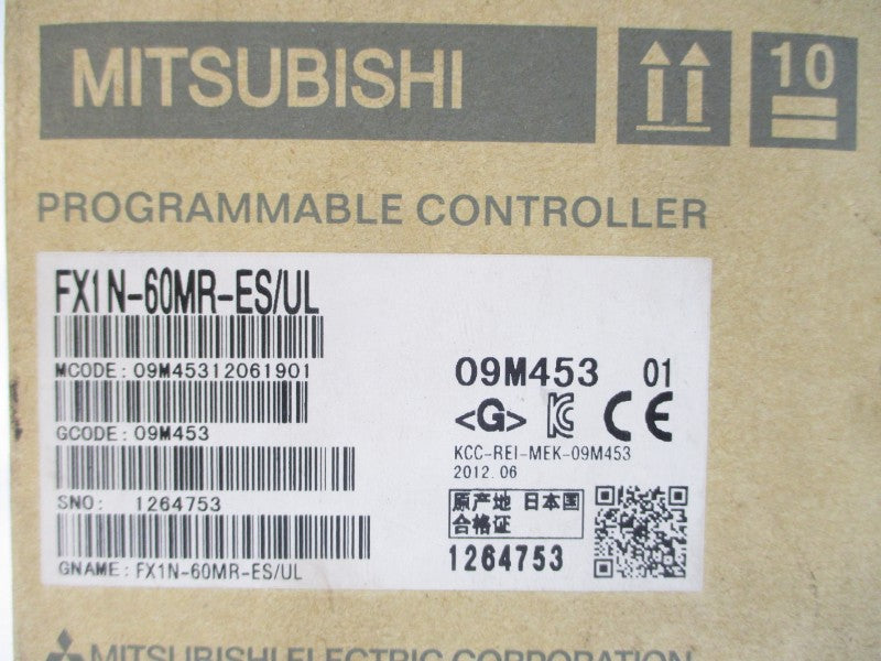 MITSUBISHI FX1N-60MR-ES/UL 100-240VAC 2A NSMP