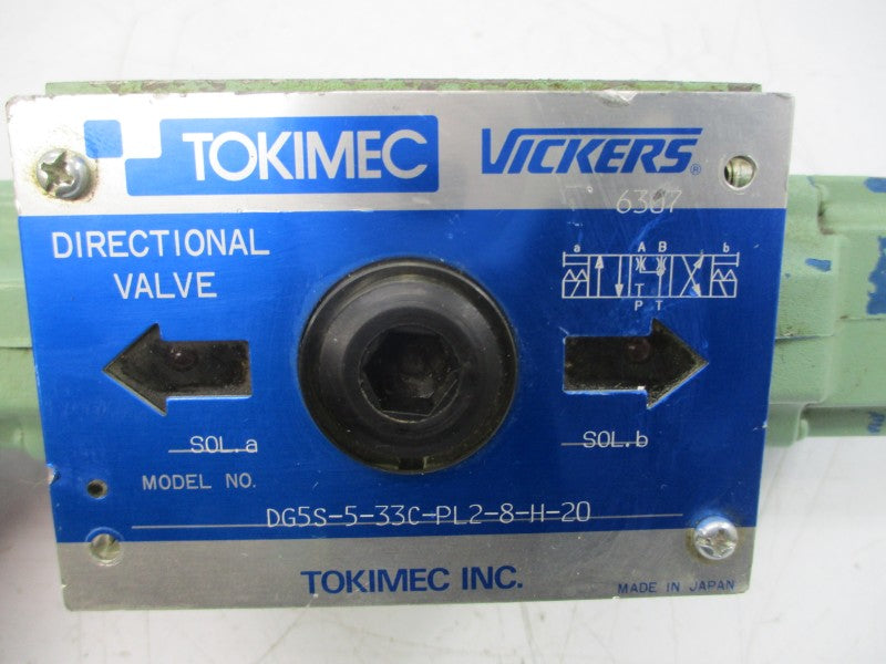 VICKERS DG5S533CPL28H20 24VDC UNMP