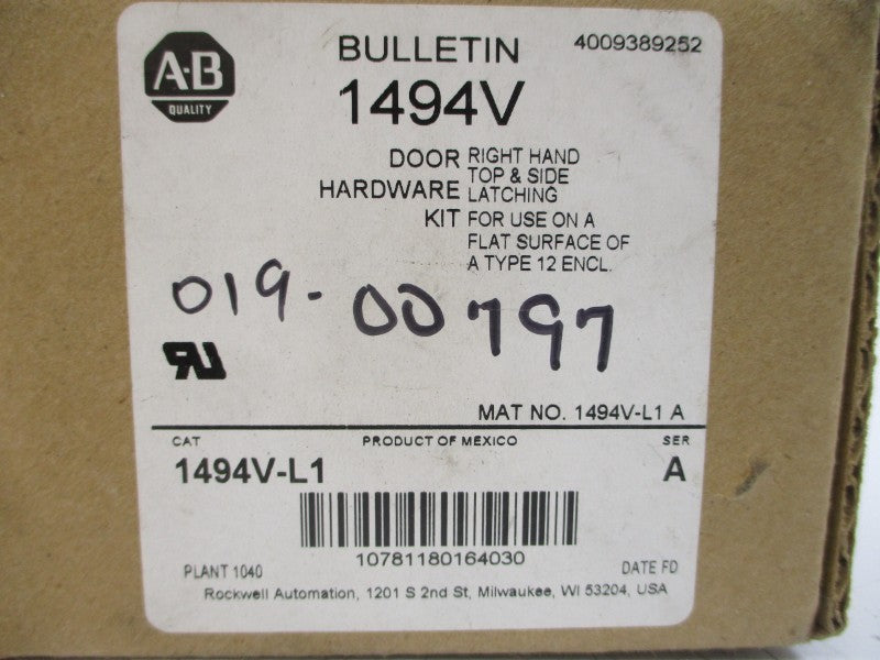 ALLEN BRADLEY 1494V-L1 SER. A (AS PICTURED1) (BR/WH) NSMP