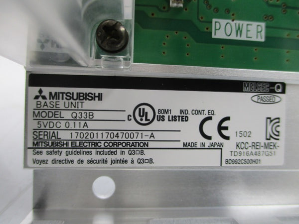 MITSUBISHI Q33B 5VDC 0.11A NSMP