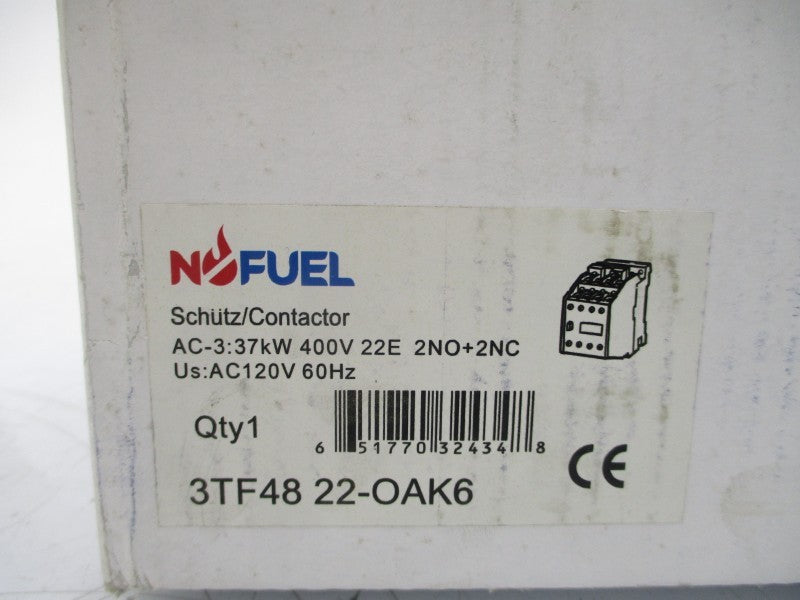 NOFUEL 3TF4822-OAK6 120VAC 100A NSMP