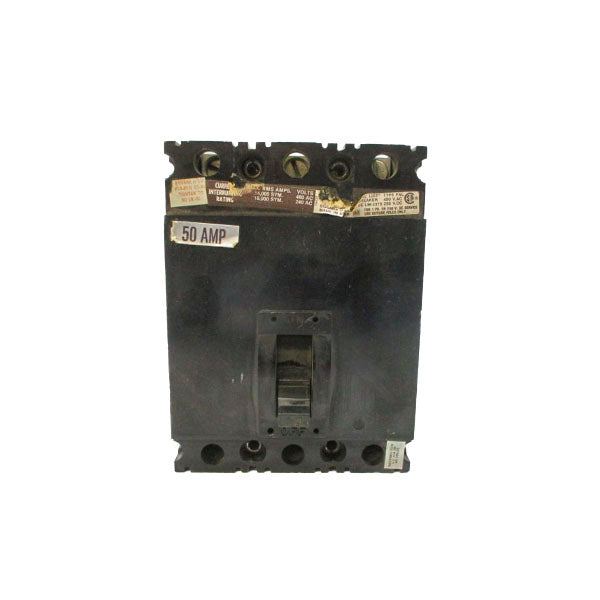SQUARE D FAL34050 480VAC 50A (BLACK) UNMP