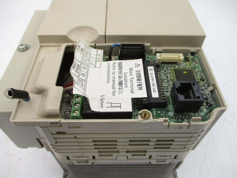 YASKAWA ELECTRIC CIMR-VU2A0020FAA 200-240VAC 24.0/18.9A REV. A (AS PICTURED) NSNP