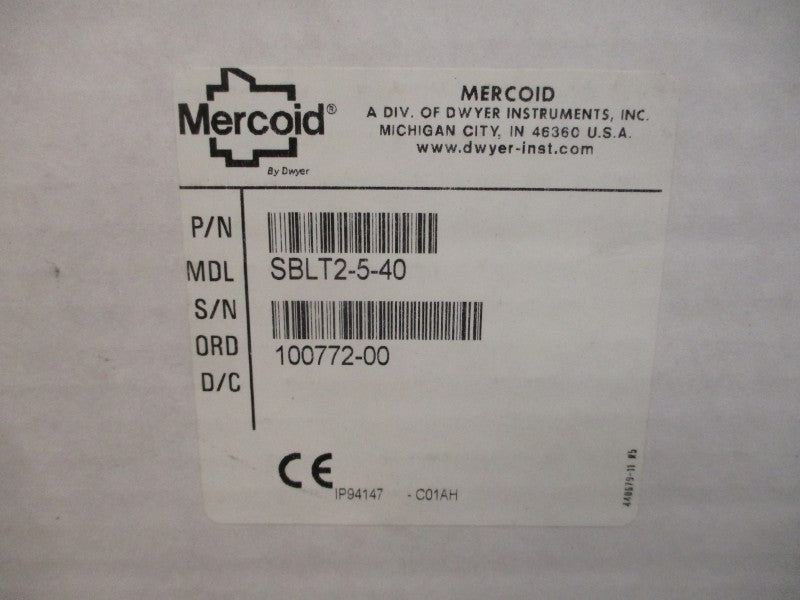MERCOID SBLT2-5-40 0-5PSI 40FT NSMP