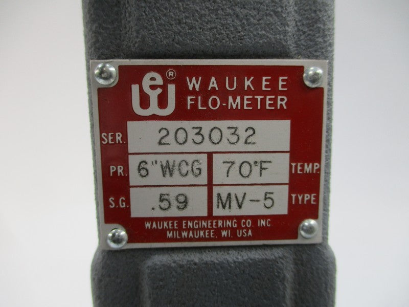 WAUKEE ENGINEERING MV-5 6"WCG 70'F NSNP
