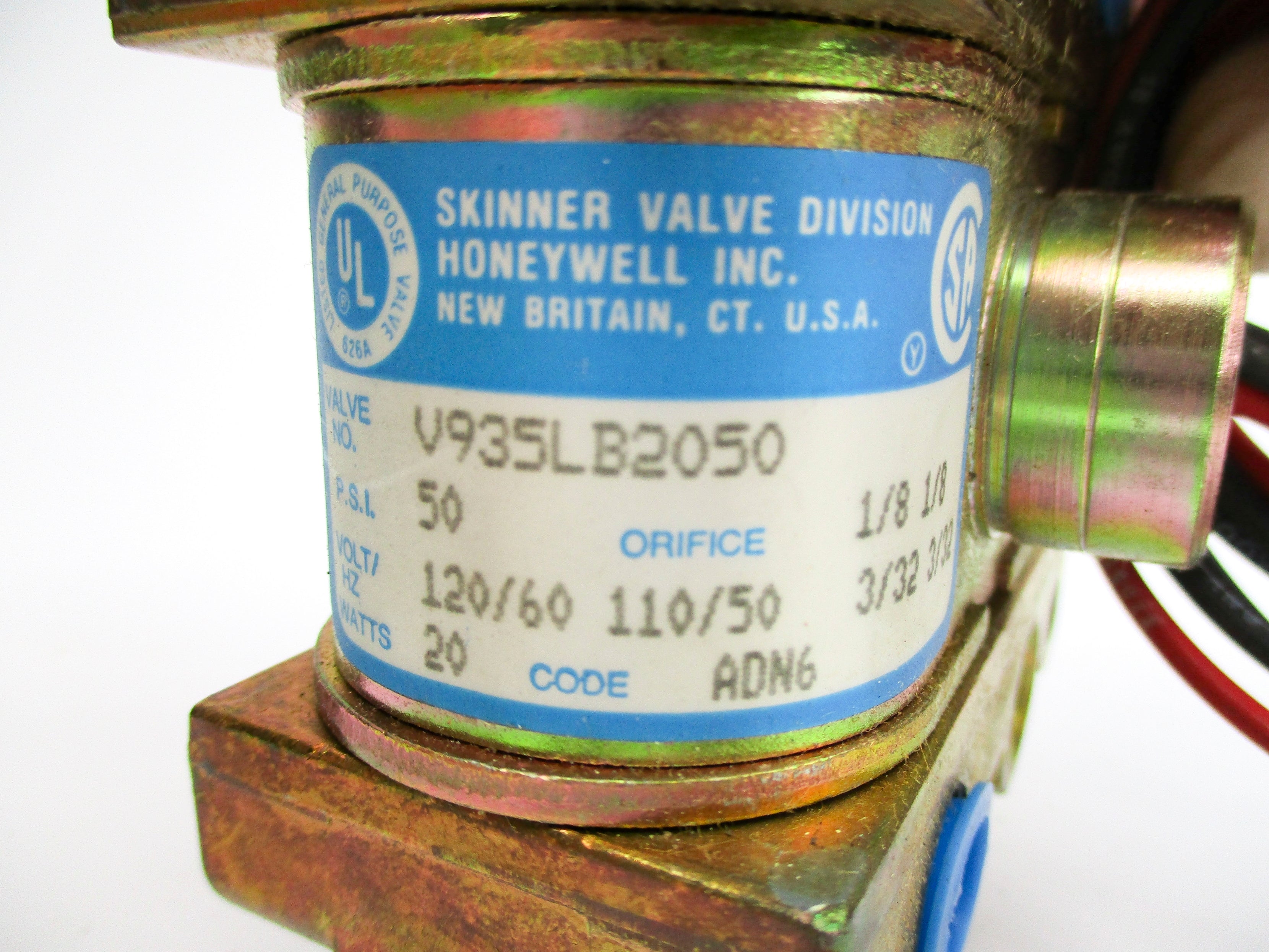 HONEYWELL V935LB2050 50PSI 110/120V NSNP
