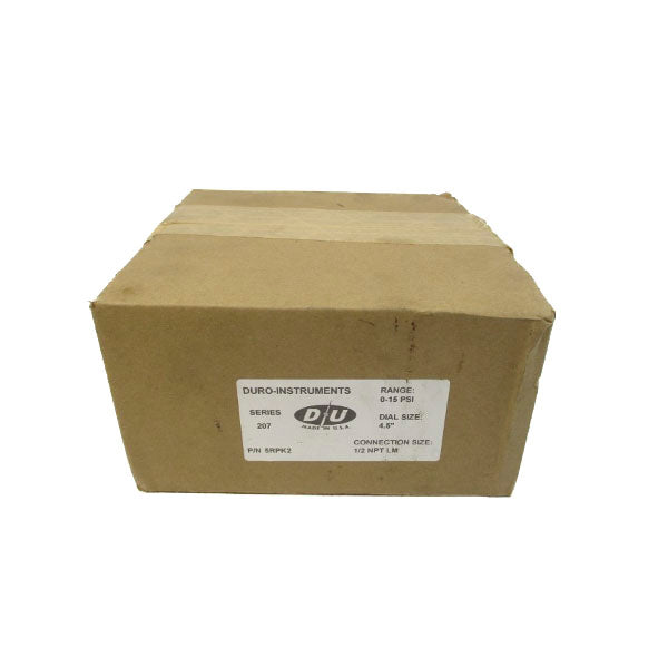 DURO-INSTRUMENTS 5RPK2 SER. 207 0-15PSI 4.5" NSFS