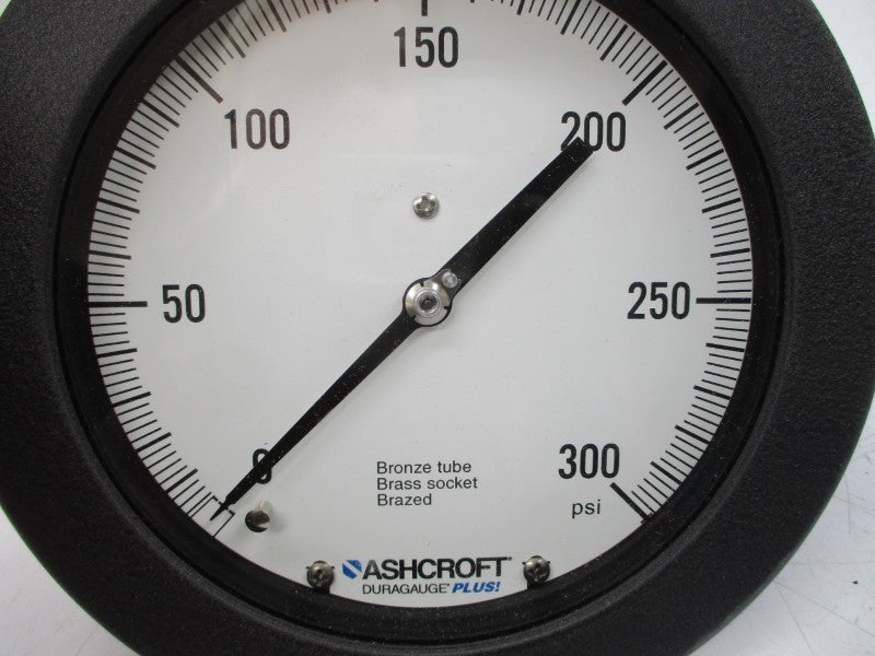 ASHCROFT 60-1377-AS-02B-300# 0-300PSI 6" NSMP