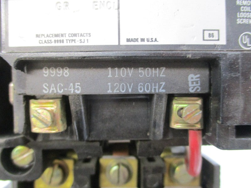 SQUARE D 8536SAG12SV02 SER. B 110/120V (AS PICTURED) UNMP