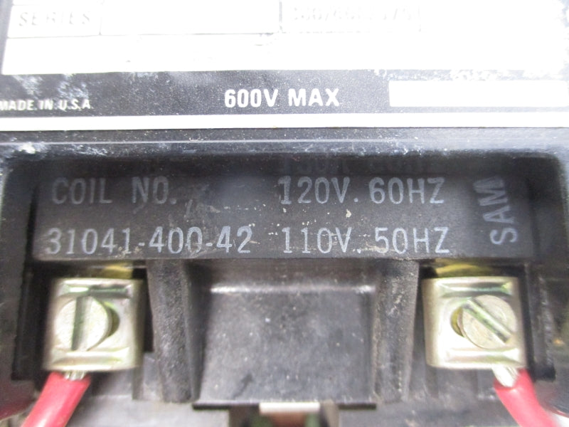 SQUARE D 8536SBG2V02 SER. A 110/120V UNMP