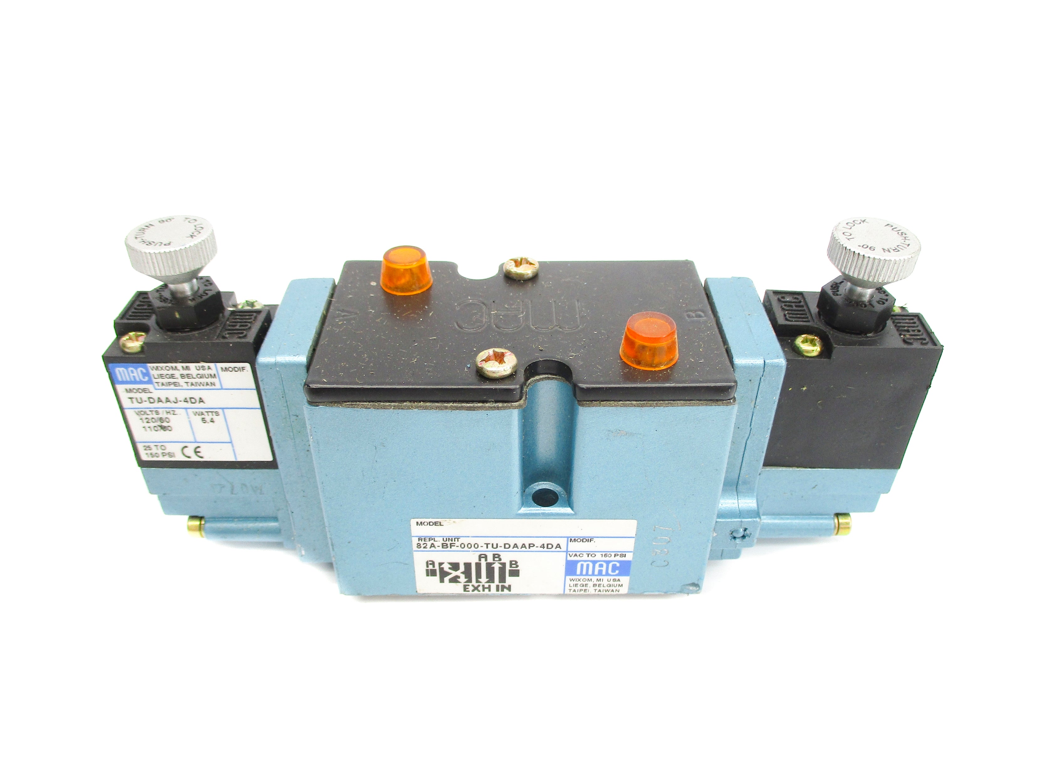 MAC 82A-BF-000-TU-DAAP-4DA 150PSI 110/120V NSNP