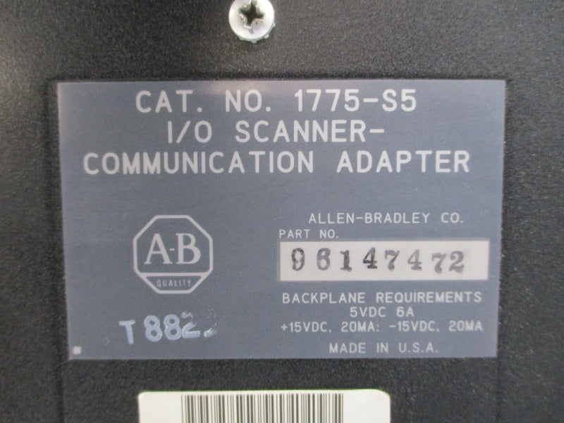 ALLEN BRADLEY 1775-S5 15VDC 6A UNMP