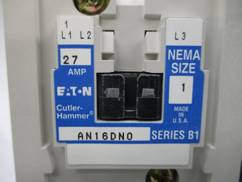 CUTLER HAMMER AN16DG0AB SER. B1 110/120V 27A NSMP