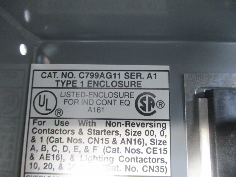 CUTLER HAMMER AN16DG0AB SER. B1 110/120V 27A NSMP