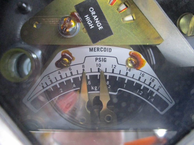 MERCOID DAW-7033-153-3A 125/250VAC 10A 1/8-20PSI NSMP
