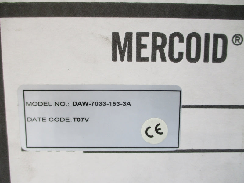 MERCOID DAW-7033-153-3A 125/250VAC 10A 1/8-20PSI NSMP