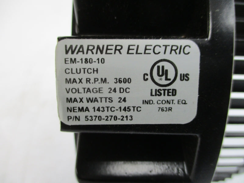 WARNER ELECTRIC 5370-270-213 EM-180-10 24VDC NSMP