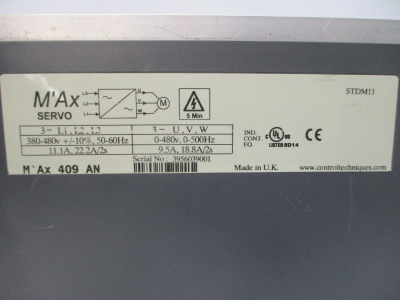 CONTROL TECHNIQUES M'AX409_AN STDM11 380-480V 11.1/22.2A NSNP