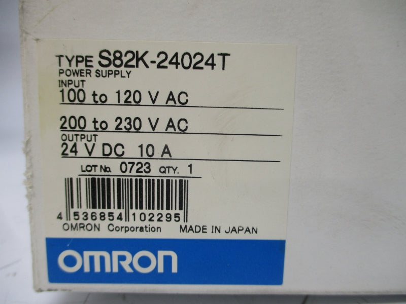 OMRON S82K-24024T 100-120/200-230VAC 5.5A NSMP
