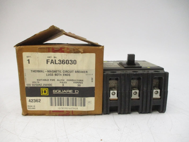 SQUARE D FAL36030 SER. 2 600V 30A NSMP