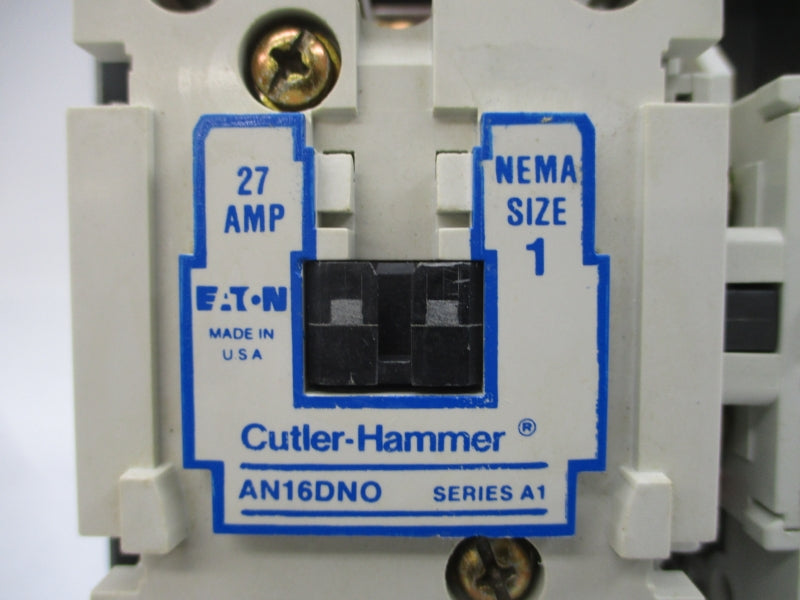 CUTLER HAMMER AN16DG1A SER. A1 110/120V 27A NSMP