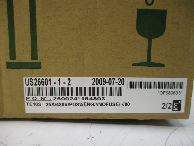EUROTHERM TE10S25A/480V/PDS2/ENG///NOFUSE/-//00 480V 25A NSMP