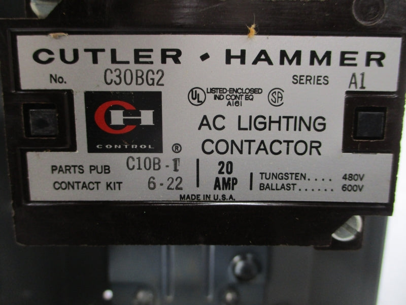 CUTLER HAMMER C30BG2 SER. A1 220/240V 20A NSNP