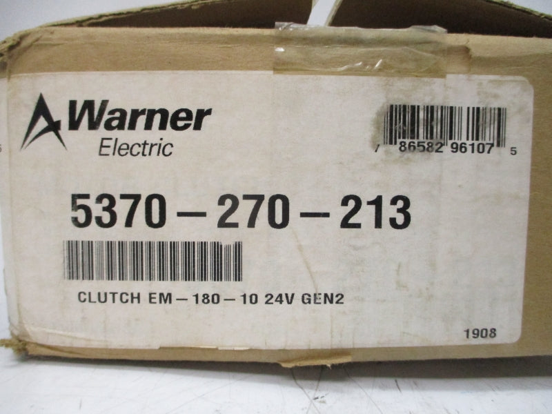 WARNER ELECTRIC 5370-270-213 EM-180-10  24VDC NSMP