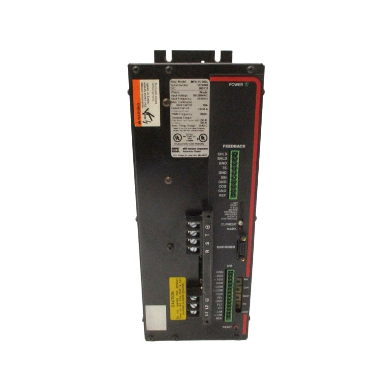 MTS MPA-15-205L 80-260VAC 18A UNMP