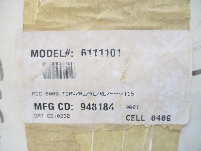 PARTLOW 6111101 115/230VAC 5.0A NSMP