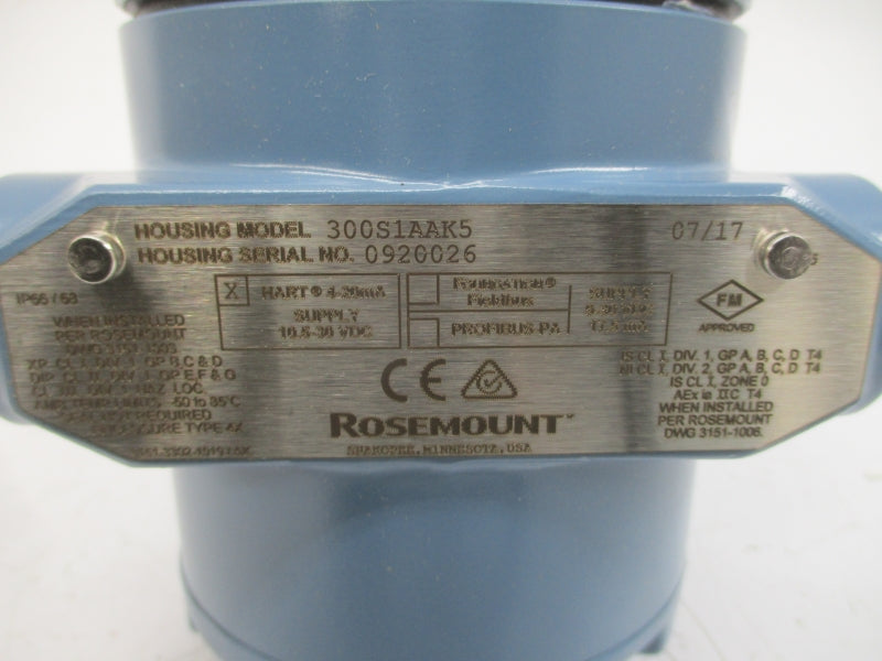 ROSEMOUNT 3051S1TG2A2E11A1AK5 10.5-30VDC 0-150PSI NSMP