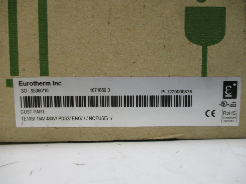 EUROTHERM TE10S/16A/480V/PDS2/ENG///NOFUSE/-/ 480V 16A NSMP