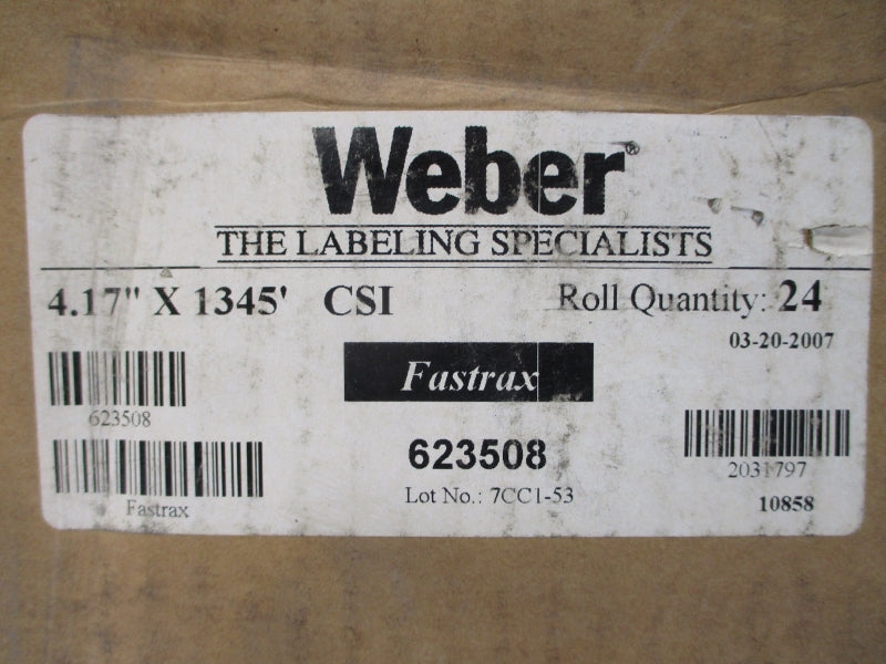 WEBER 623508 4.17"X1345' (PKG OF 24) NSMP