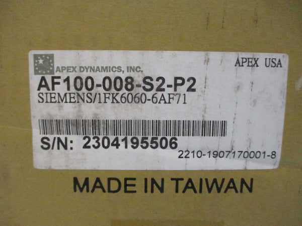 APEX DYNAMICS AF100-008-S2-P2 NSMP