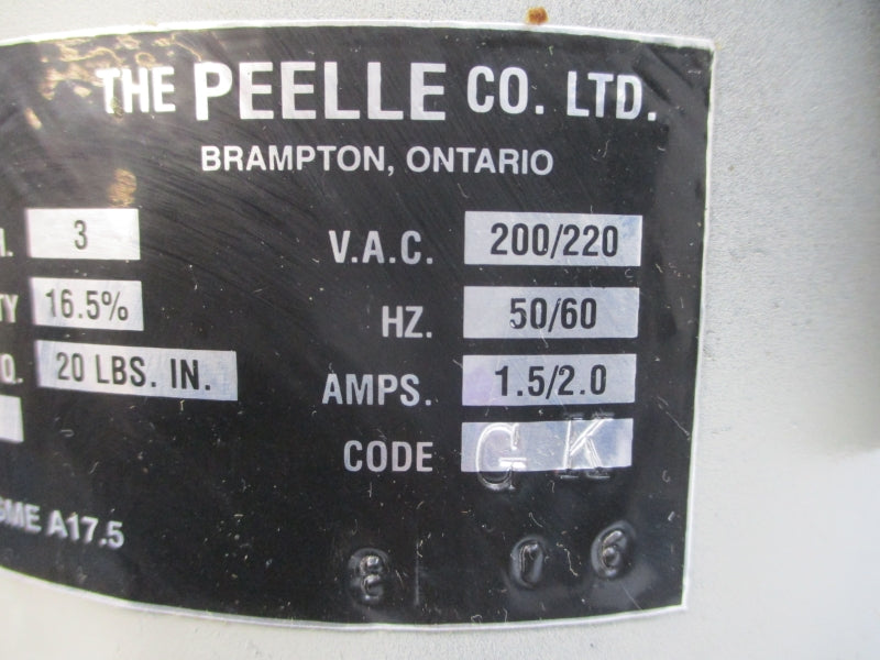 THE PEELLE 25172 200/220VAC 1.5/2.0A NSNP
