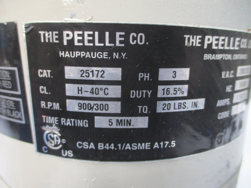 THE PEELLE 25172 200/220VAC 1.5/2.0A NSNP