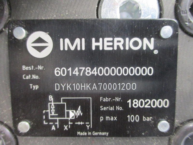 IMI HERION 6014784000000000 DYK10HKA70001200 NSNP