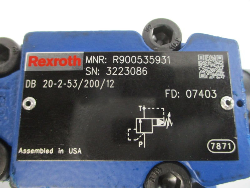 REXROTH DB20-2-53/200/12 R900535931 NSNP
