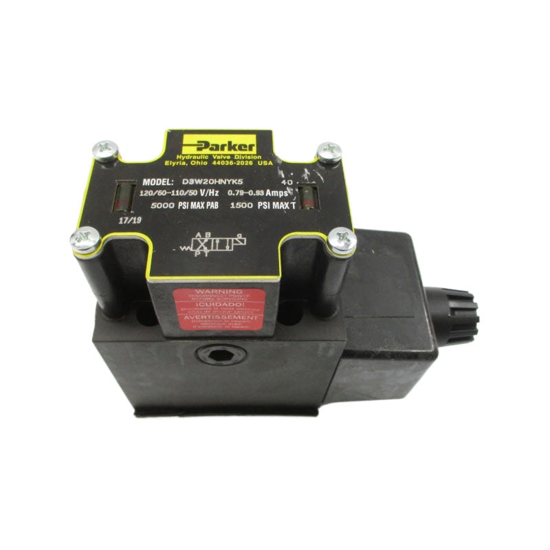 PARKER D3W20HNYK5 110/120V 0.79-0.93A 1500/5000PSI NSNP