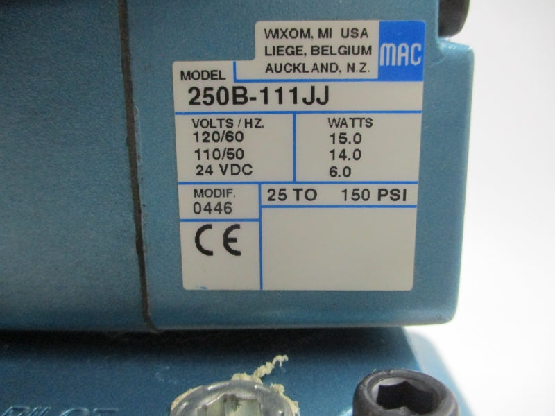 MAC 58D-15-111JJ 110/120V 25-150PSI NSNP