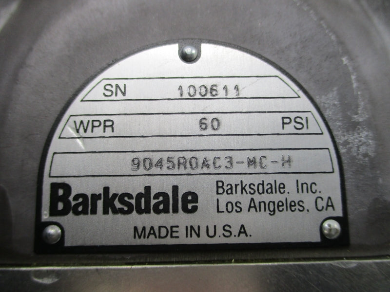 BARKSDALE 9045ROAC3-MC-H 60PSI NSNP