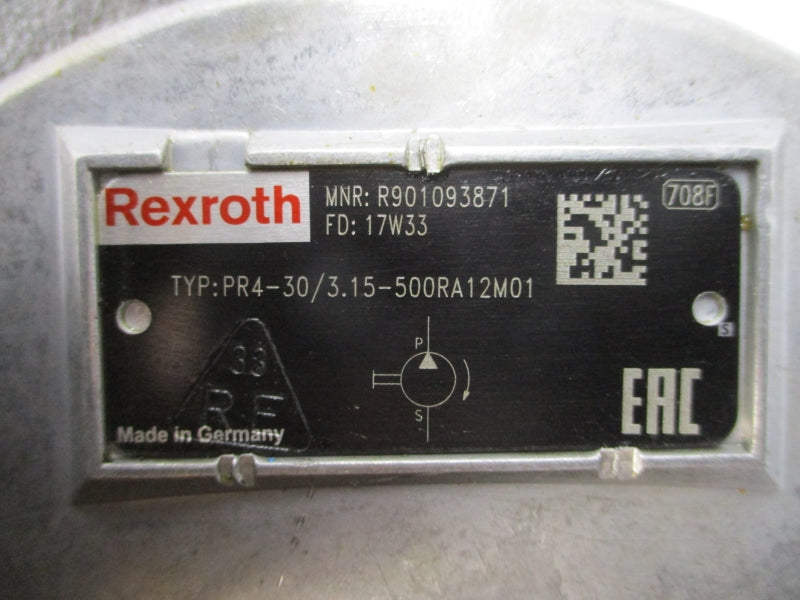 REXROTH R901093871 PR4-30/3.15-500RA12M01 NSNP
