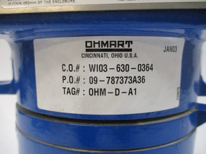 OHMART GEN2000 DSG-F-V6-H0-M4-S52-L0-P0 90-250VAC 6A NSNP