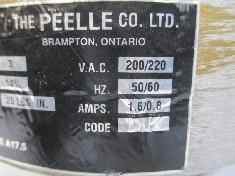 THE PEELLE 056910 200/220VAC 1.6/0.8A NSNP
