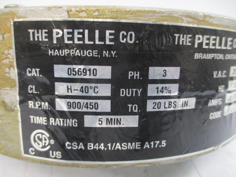 THE PEELLE 056910 200/220VAC 1.6/0.8A NSNP
