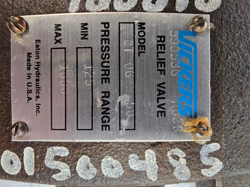 VICKERS CT06B50 590536 125-1000PSI NSNP