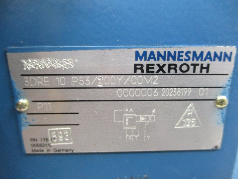 REXROTH 3DRE10P53/100Y/00M2 0.8A NSNP