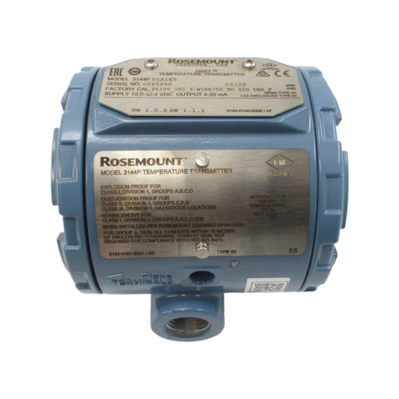 ROSEMOUNT 3144PD1A1E5 12.0-42.4VDC NSNP